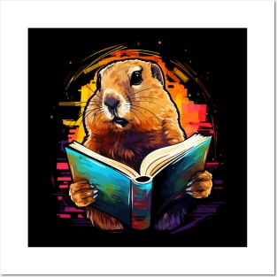 Prairie Dog Reads Book Posters and Art